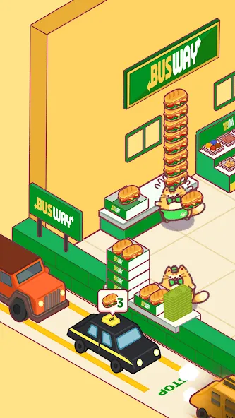 Взломанная Cat Snack Bar: Cute Food Games (Кэт Снэк Бар)  [МОД Бесконечные монеты] — полная версия apk на Андроид screen 1