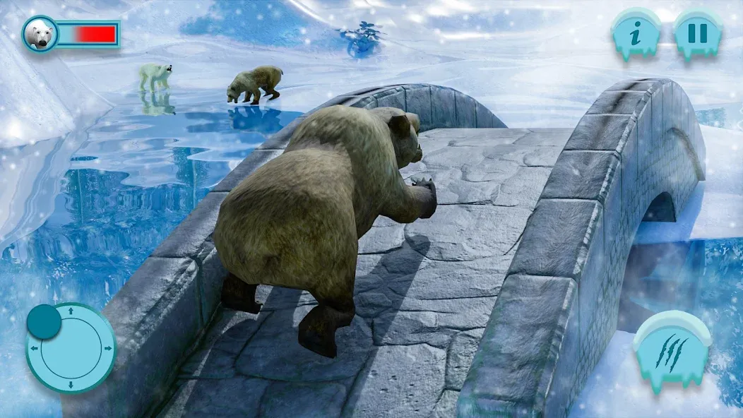 Взлом Polar Bear Family Survival  [МОД Все открыто] — последняя версия apk на Андроид screen 1