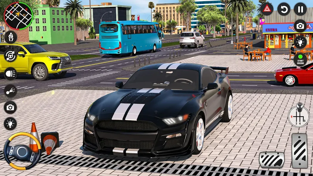 Скачать взломанную City Car Simulator & Car City  [МОД Много денег] — полная версия apk на Андроид screen 1