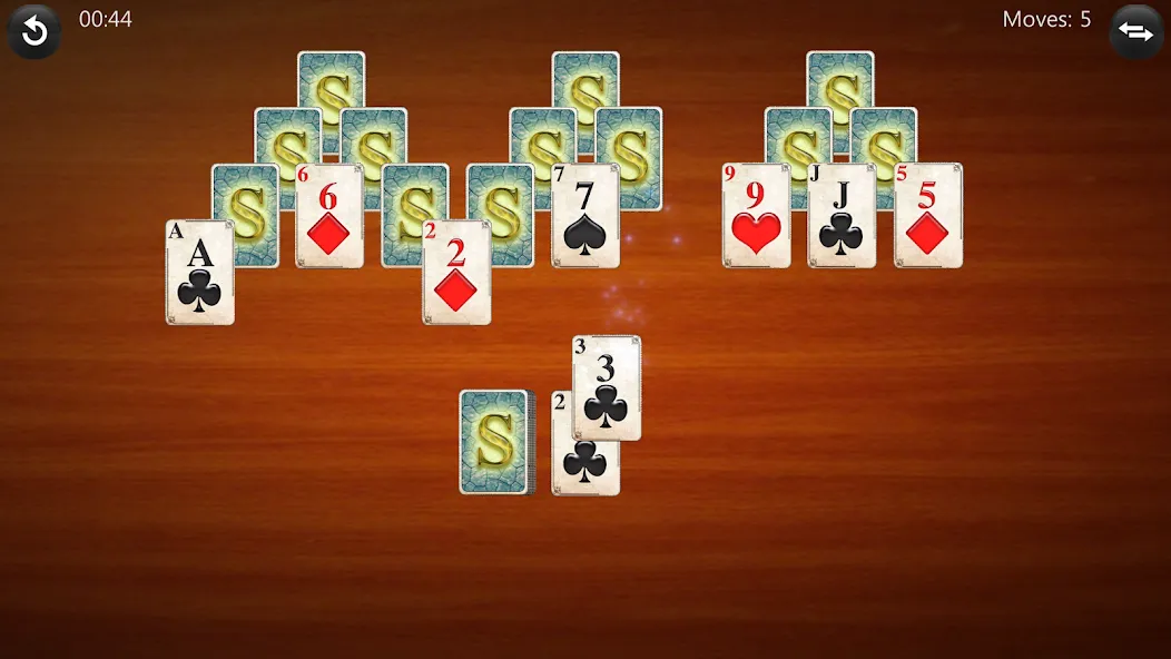 Скачать взломанную TriPeaks Solitaire (ТриПикс Пасьянс)  [МОД Unlocked] — полная версия apk на Андроид screen 2