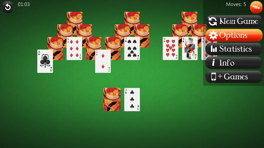 Скачать взломанную TriPeaks Solitaire (ТриПикс Пасьянс)  [МОД Unlocked] — полная версия apk на Андроид screen 3