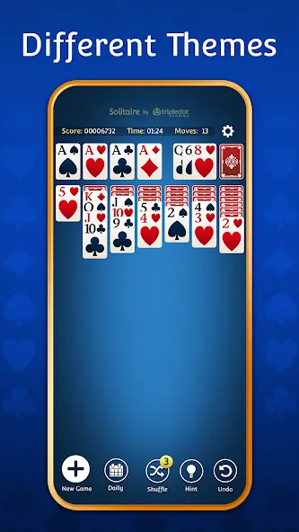 Скачать взлом Solitaire: Classic Card Games  [МОД Много денег] — полная версия apk на Андроид screen 4