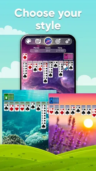 Скачать взломанную Spider Solitaire (Спайдер Солитер)  [МОД Unlimited Money] — последняя версия apk на Андроид screen 3