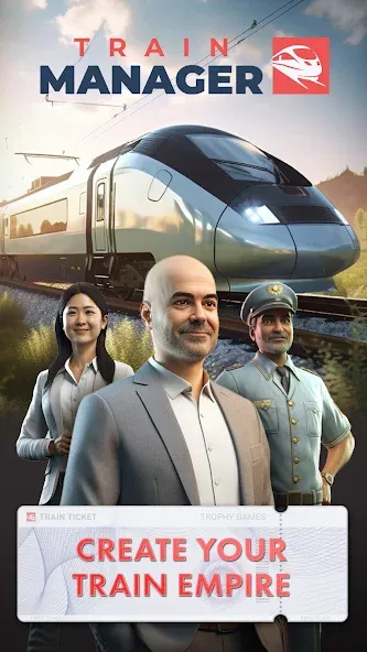 Взлом Train Manager — 2024 (Трейн Менеджер)  [МОД Много монет] — стабильная версия apk на Андроид screen 1