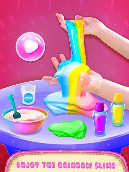 Скачать взлом Make Fluffy Slime Maker Game  [МОД Unlocked] — полная версия apk на Андроид screen 1