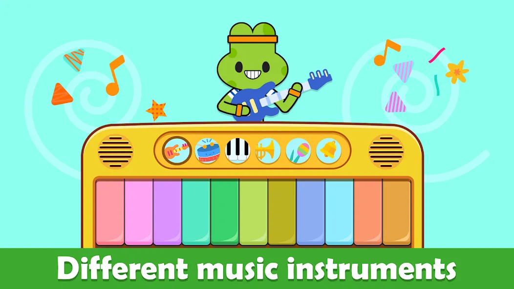 Скачать взломанную Baby Piano Kids Music Games  [МОД Много денег] — стабильная версия apk на Андроид screen 3