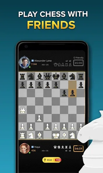 Скачать взлом Chess Stars Multiplayer Online (Чесс Старс)  [МОД Много монет] — стабильная версия apk на Андроид screen 2