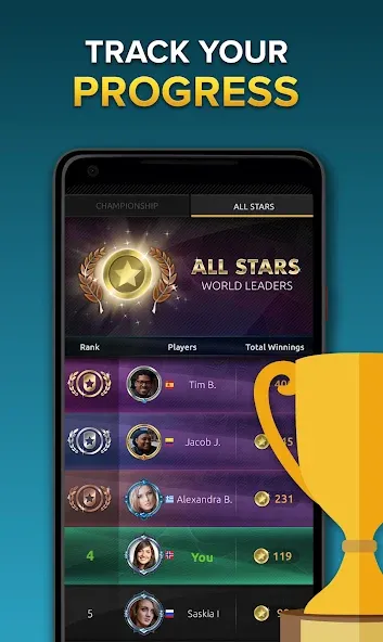 Скачать взлом Chess Stars Multiplayer Online (Чесс Старс)  [МОД Много монет] — стабильная версия apk на Андроид screen 5