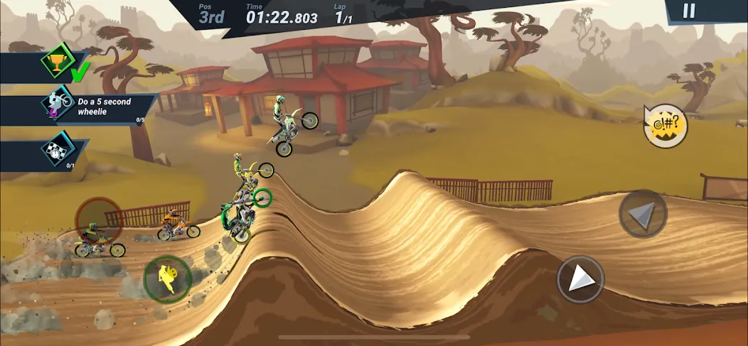 Скачать взлом Mad Skills Motocross 3 (Мэд Скиллз Мотокросс 3)  [МОД Unlimited Money] — полная версия apk на Андроид screen 1