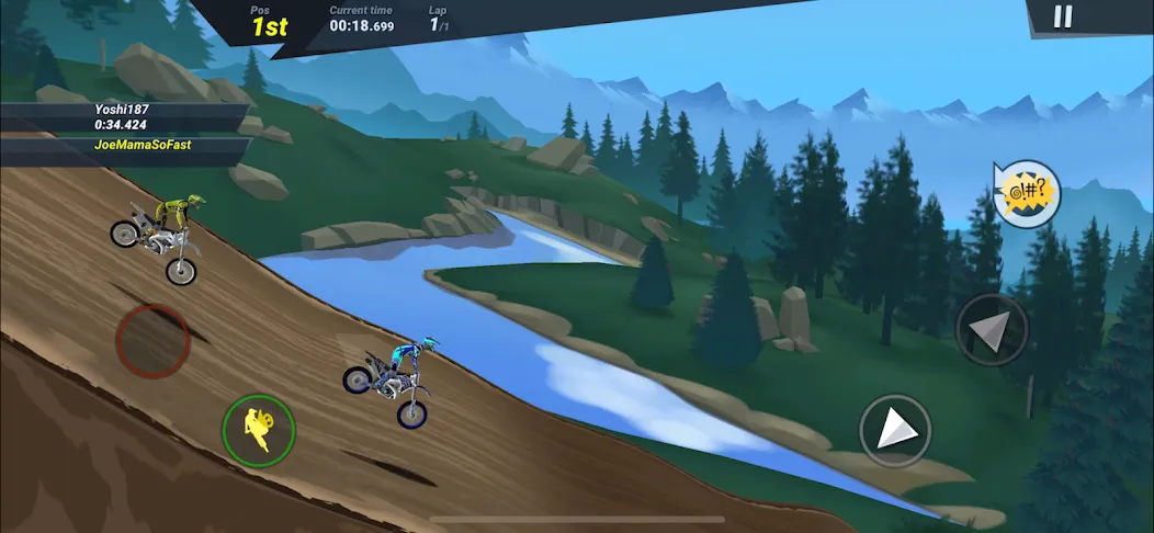 Скачать взлом Mad Skills Motocross 3 (Мэд Скиллз Мотокросс 3)  [МОД Unlimited Money] — полная версия apk на Андроид screen 3