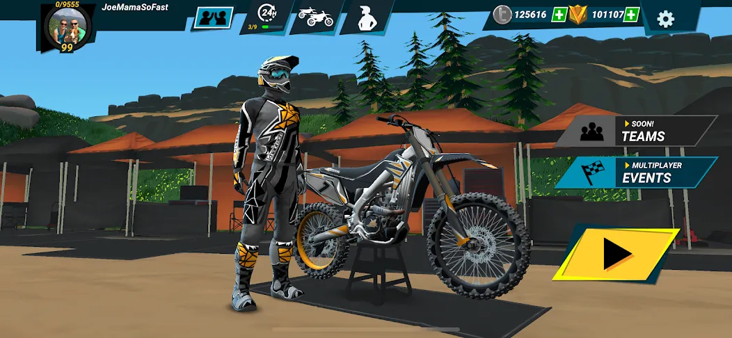 Скачать взлом Mad Skills Motocross 3 (Мэд Скиллз Мотокросс 3)  [МОД Unlimited Money] — полная версия apk на Андроид screen 4