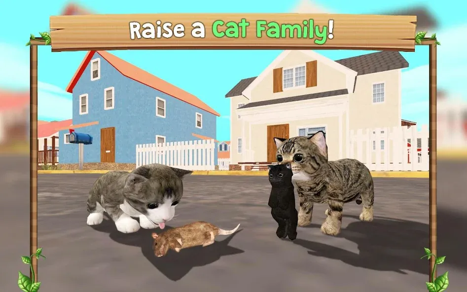 Взломанная Cat Sim Online: Play with Cats  [МОД Много денег] — последняя версия apk на Андроид screen 1