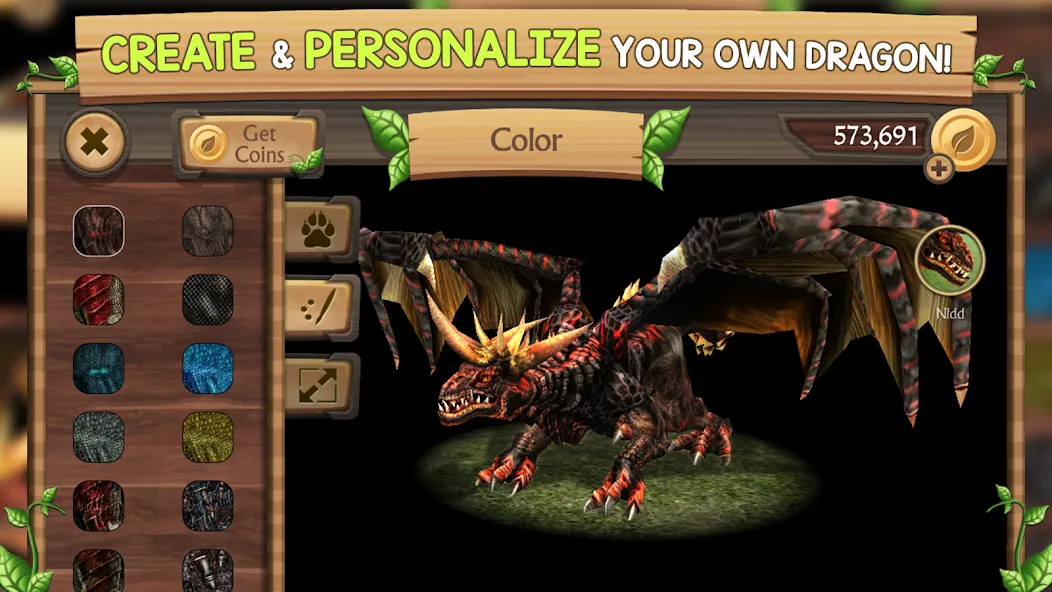 Скачать взлом Dragon Sim Online: Be A Dragon  [МОД Много монет] — полная версия apk на Андроид screen 3