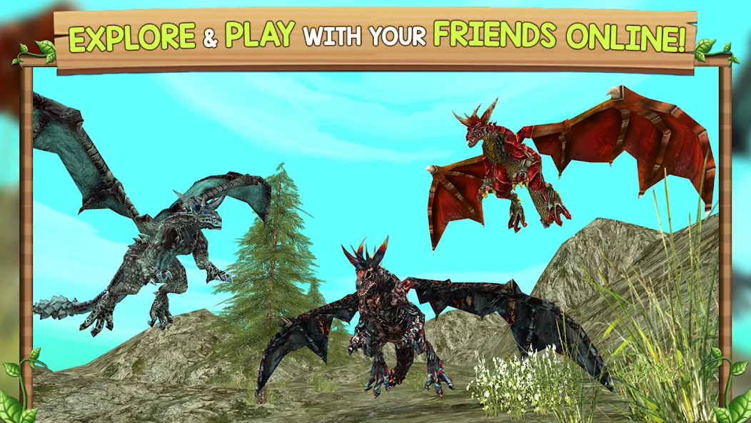 Скачать взлом Dragon Sim Online: Be A Dragon  [МОД Много монет] — полная версия apk на Андроид screen 4