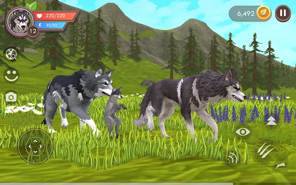 Взломанная WildCraft: Animal Sim Online (Уайлдкрафт)  [МОД Много монет] — последняя версия apk на Андроид screen 1