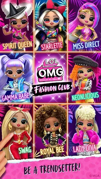 Взломанная LOL Surprise! OMG Fashion Club  [МОД Menu] — полная версия apk на Андроид screen 2