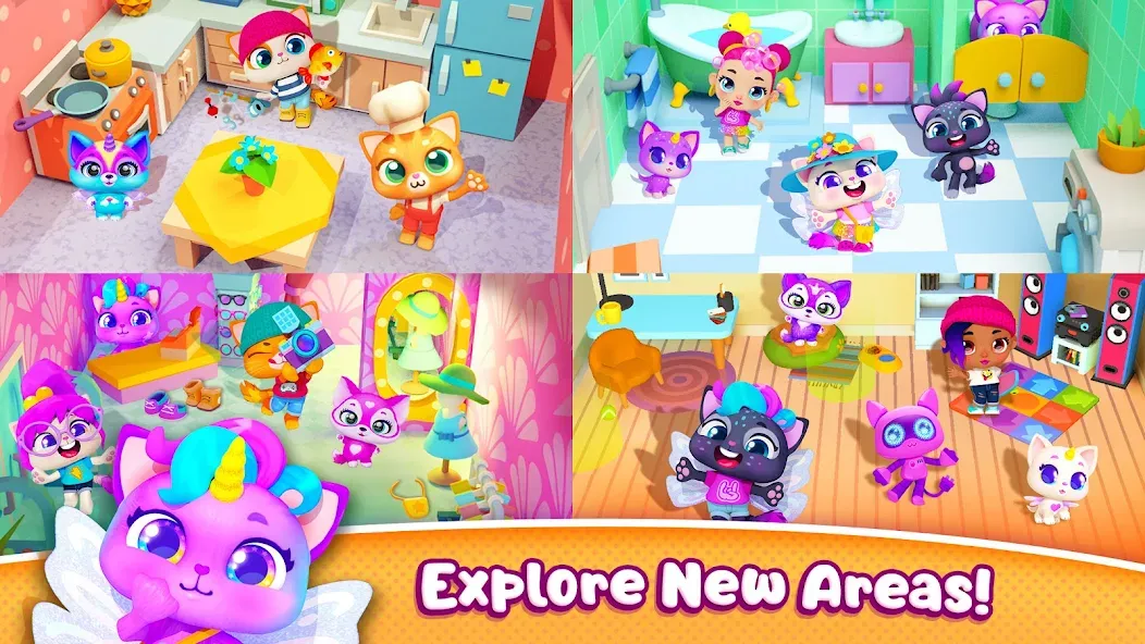 Взломанная Pocket Town — Animal World  [МОД Бесконечные монеты] — последняя версия apk на Андроид screen 5