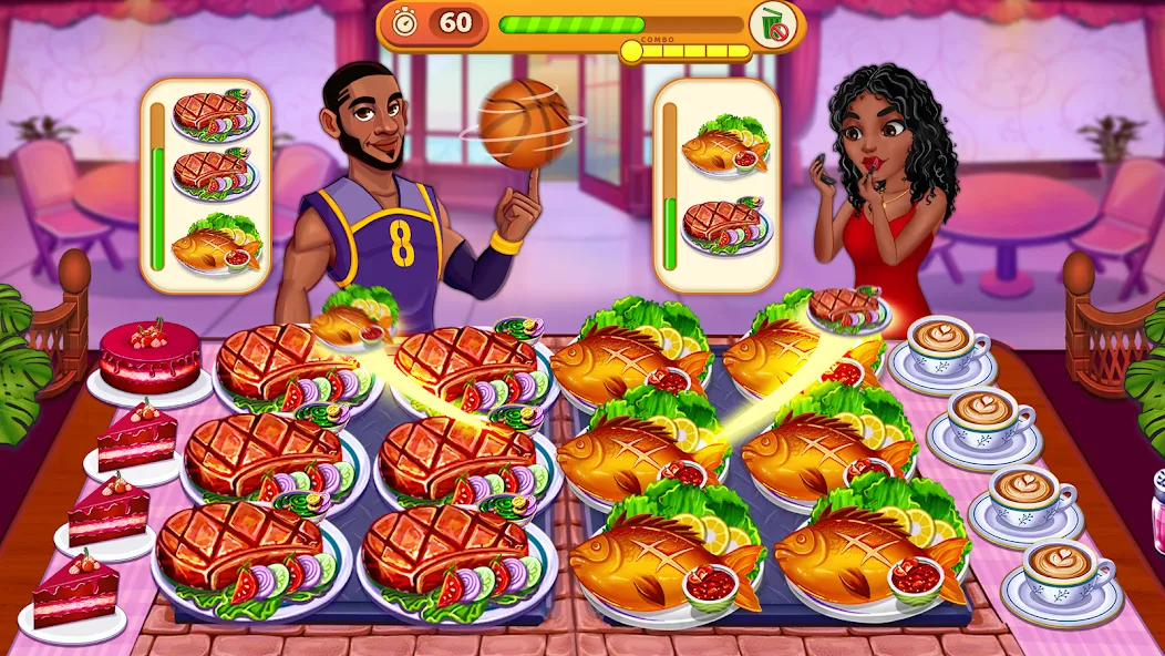 Скачать взломанную Cooking Max: Restaurant Games (Кукинг Макс)  [МОД Menu] — последняя версия apk на Андроид screen 5