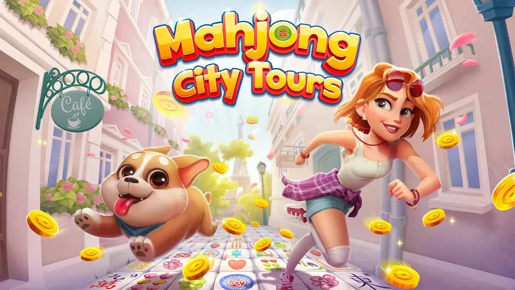 Взлом Mahjong City Tours: Tile Match (Маджонг Сити Турс)  [МОД Mega Pack] — полная версия apk на Андроид screen 1