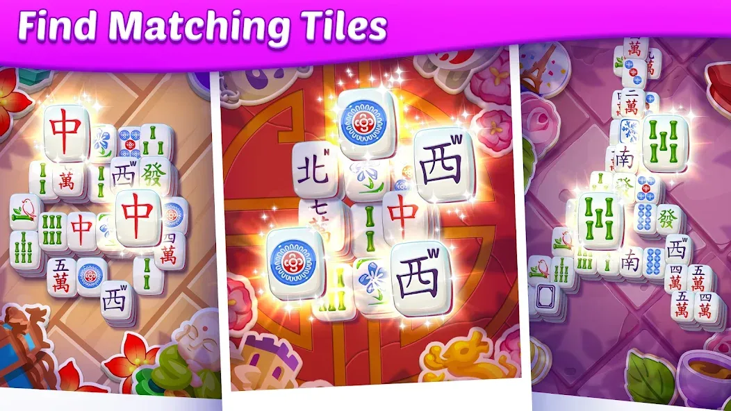 Взлом Mahjong City Tours: Tile Match (Маджонг Сити Турс)  [МОД Mega Pack] — полная версия apk на Андроид screen 2