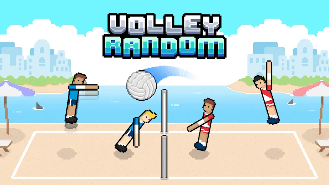 Скачать взлом Volley Random (Воллей Рэндом)  [МОД Mega Pack] — полная версия apk на Андроид screen 1