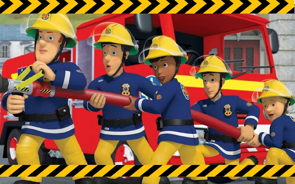 Скачать взломанную Fireman sam Truck rescue (Пожарный Сэм и спасение на грузовике)  [МОД Много монет] — полная версия apk на Андроид screen 1