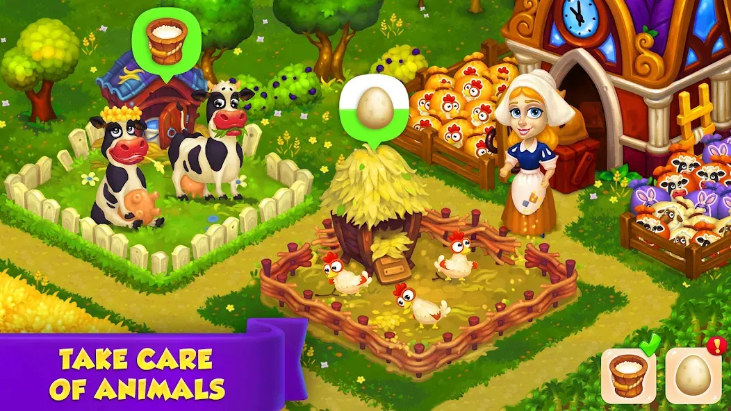 Взломанная Royal Farm (Ройал Фарм)  [МОД Menu] — стабильная версия apk на Андроид screen 2