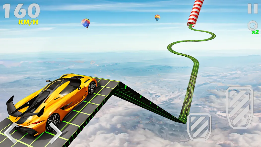 Скачать взлом Mega Ramp Car Games Car Stunts  [МОД Много монет] — стабильная версия apk на Андроид screen 4