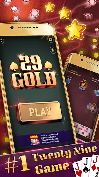 Взломанная Play 29 Gold offline (Плей 29 Голд оффлайн)  [МОД Menu] — последняя версия apk на Андроид screen 1