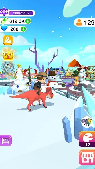 Взломанная Dino Tycoon — 3D Building Game  [МОД Бесконечные деньги] — последняя версия apk на Андроид screen 5