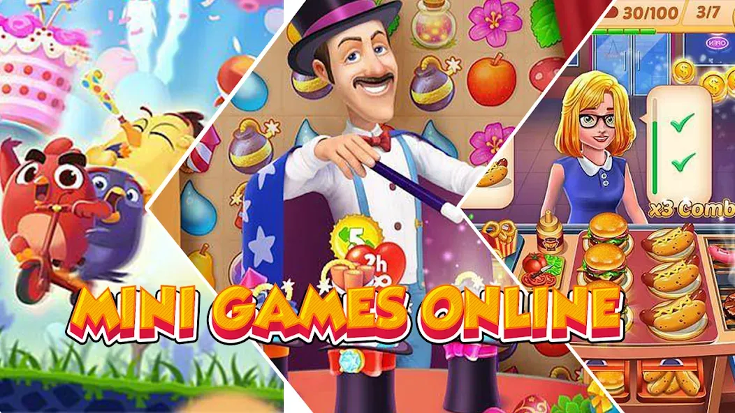 Взломанная Mini Games Online (Миниигры онлайн)  [МОД Меню] — полная версия apk на Андроид screen 1