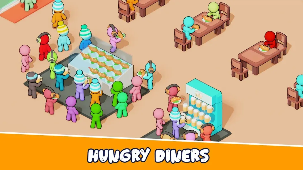 Взлом Kitchen Fever: Food Tycoon (Китчен Фивер)  [МОД Много монет] — последняя версия apk на Андроид screen 2