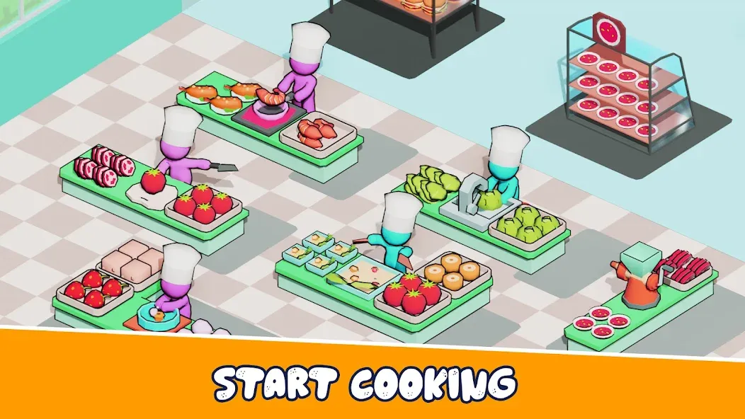 Взлом Kitchen Fever: Food Tycoon (Китчен Фивер)  [МОД Много монет] — последняя версия apk на Андроид screen 3