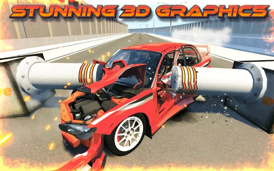 Скачать взлом Highway Crash Car Race  [МОД Меню] — полная версия apk на Андроид screen 2