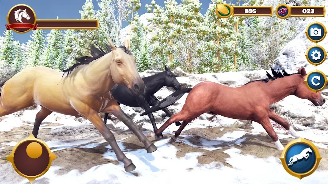 Взлом Virtual Horse Family Simulator  [МОД Unlimited Money] — полная версия apk на Андроид screen 3