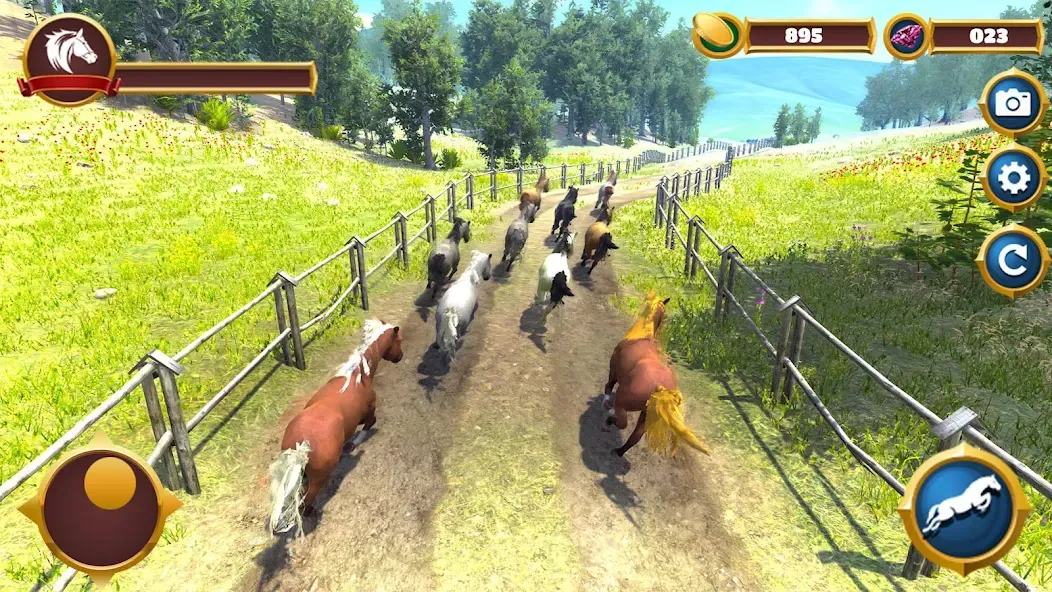 Взлом Virtual Horse Family Simulator  [МОД Unlimited Money] — полная версия apk на Андроид screen 5