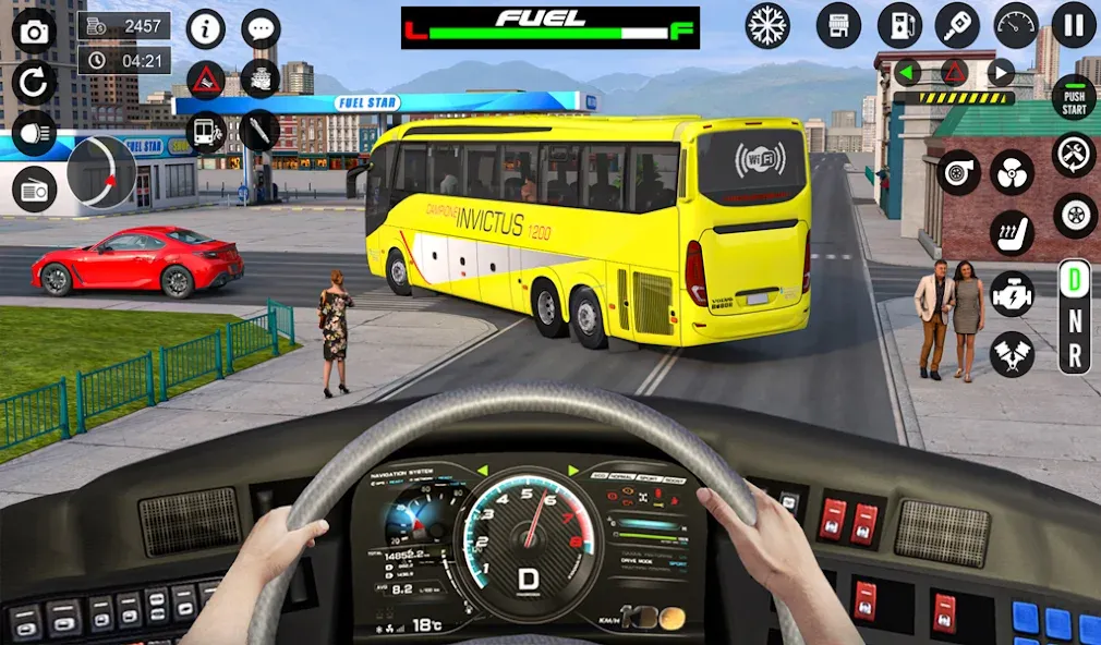 Скачать взломанную Bus Simulator 3D: Bus Games (Бус Симулятор 3Д)  [МОД Бесконечные монеты] — стабильная версия apk на Андроид screen 2