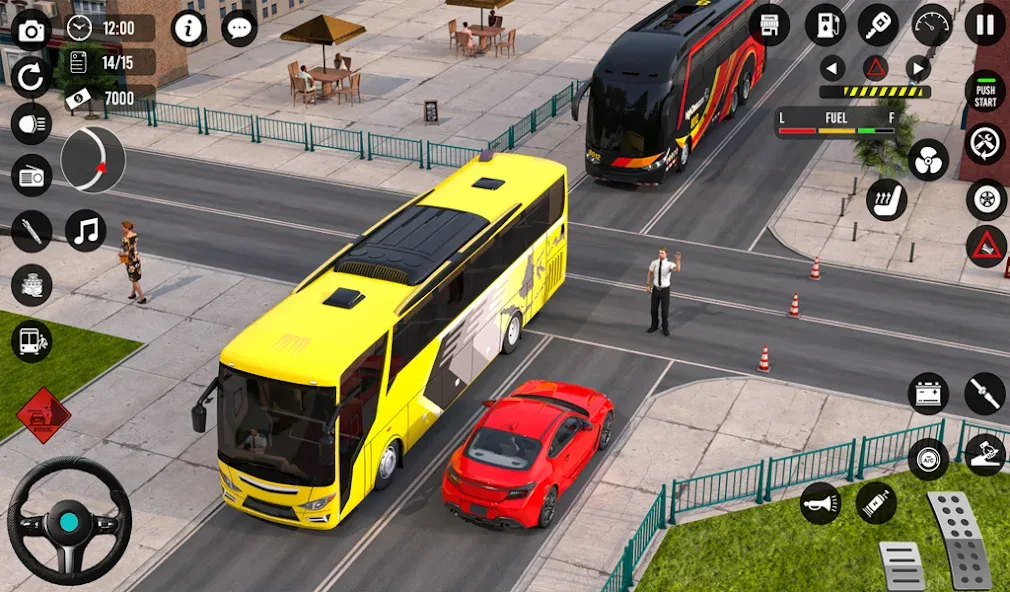 Скачать взломанную Bus Simulator 3D: Bus Games (Бус Симулятор 3Д)  [МОД Бесконечные монеты] — стабильная версия apk на Андроид screen 3