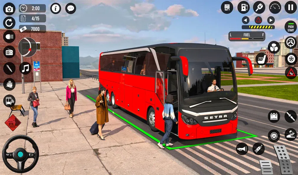 Скачать взломанную Bus Simulator 3D: Bus Games (Бус Симулятор 3Д)  [МОД Бесконечные монеты] — стабильная версия apk на Андроид screen 4