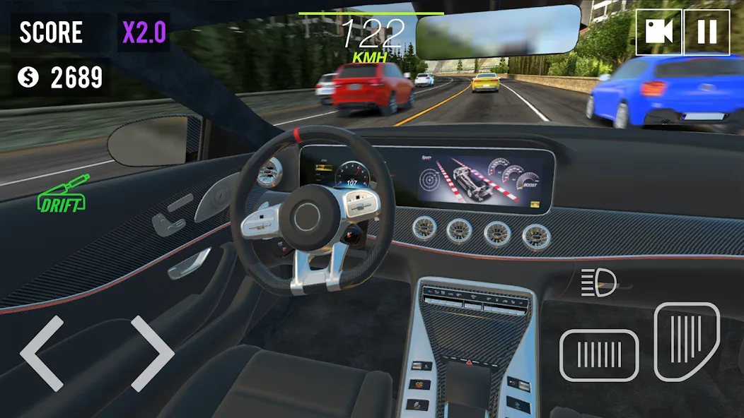 Взлом Racing in Car 2021 (Гонки на машинах 2021)  [МОД Много монет] — стабильная версия apk на Андроид screen 4