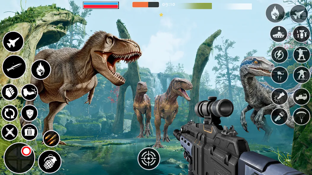 Взломанная Wild Dino Hunting: Zoo Hunter (Дино Хантер)  [МОД Меню] — последняя версия apk на Андроид screen 4