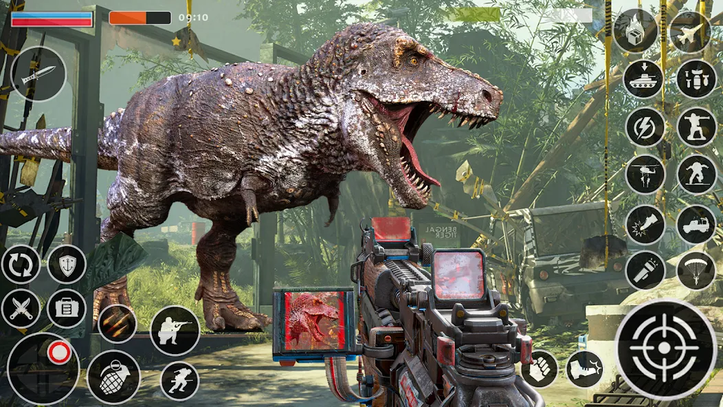 Взломанная Wild Dino Hunting: Zoo Hunter (Дино Хантер)  [МОД Меню] — последняя версия apk на Андроид screen 5