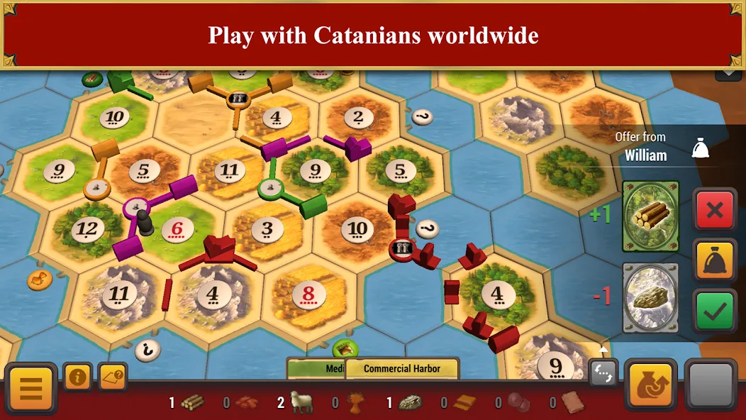 Скачать взлом Catan Universe (Катан Юниврс)  [МОД Меню] — последняя версия apk на Андроид screen 4