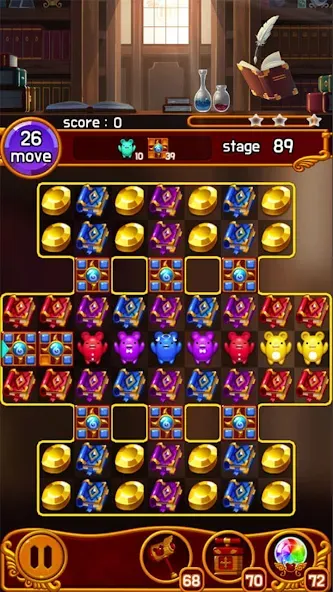 Скачать взломанную Jewel Magic Castle (Джуэл Мэджик Кэсл)  [МОД Unlimited Money] — полная версия apk на Андроид screen 2