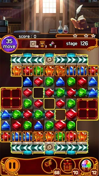 Скачать взломанную Jewel Magic Castle (Джуэл Мэджик Кэсл)  [МОД Unlimited Money] — полная версия apk на Андроид screen 3