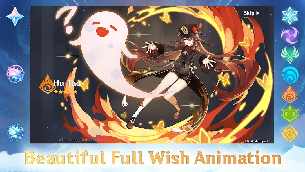 Взломанная Wish Impact: Genshin Wish Sim (Уиш Импакт)  [МОД Меню] — последняя версия apk на Андроид screen 1