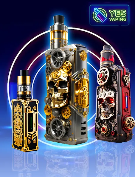 Скачать взломанную Virtual Vape Smoke Simulation (Виртуальное имитирование дыма от вэйпа)  [МОД Бесконечные деньги] — последняя версия apk на Андроид screen 1