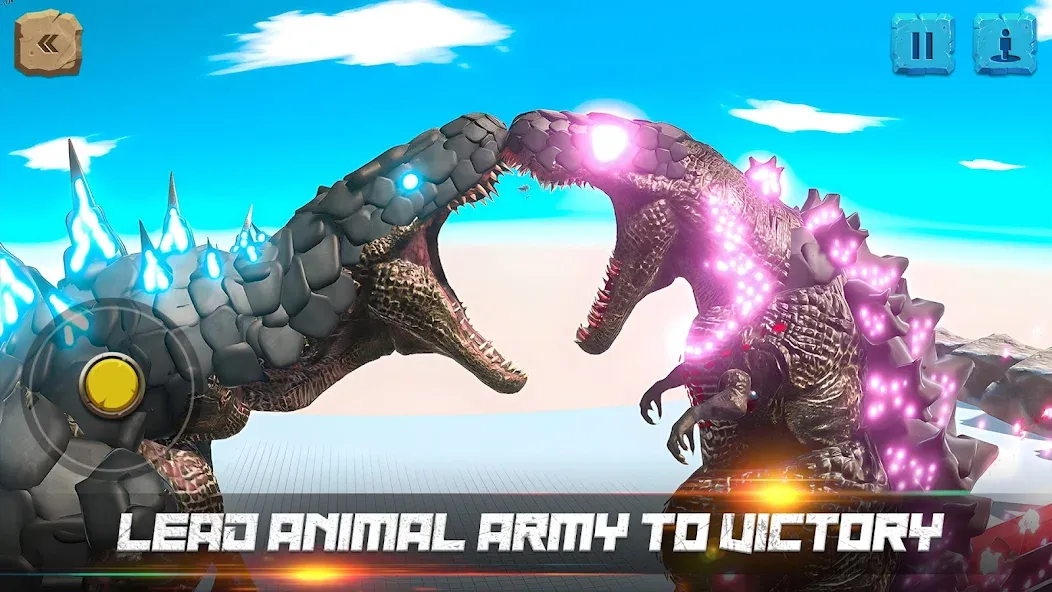 Взломанная Animal Revolt Battle Simulator (Анимал Револьт Баттл Симулятор)  [МОД Много денег] — полная версия apk на Андроид screen 1