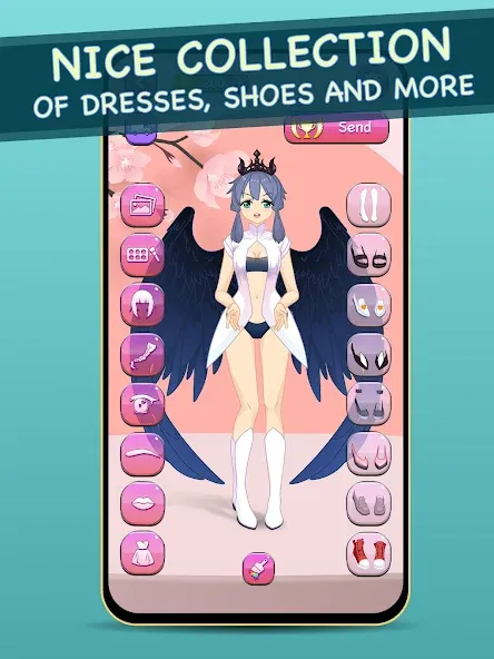 Взлом Anime Dress Up for Adults  [МОД Mega Pack] — стабильная версия apk на Андроид screen 3