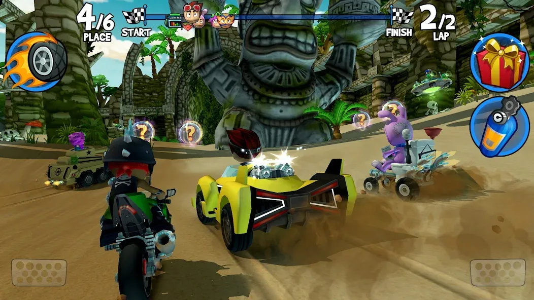 Скачать взлом Beach Buggy Racing 2 (Бич Багги Рейсинг 2)  [МОД Меню] — стабильная версия apk на Андроид screen 1